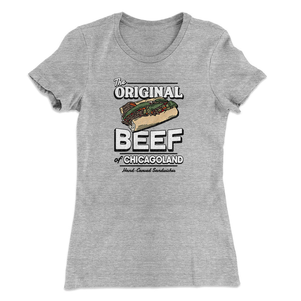 The Original Beef Of Chicagoland Women's T-Shirt Hoodie, Sweatshirt | CoreVibeTees.com (Image 3)