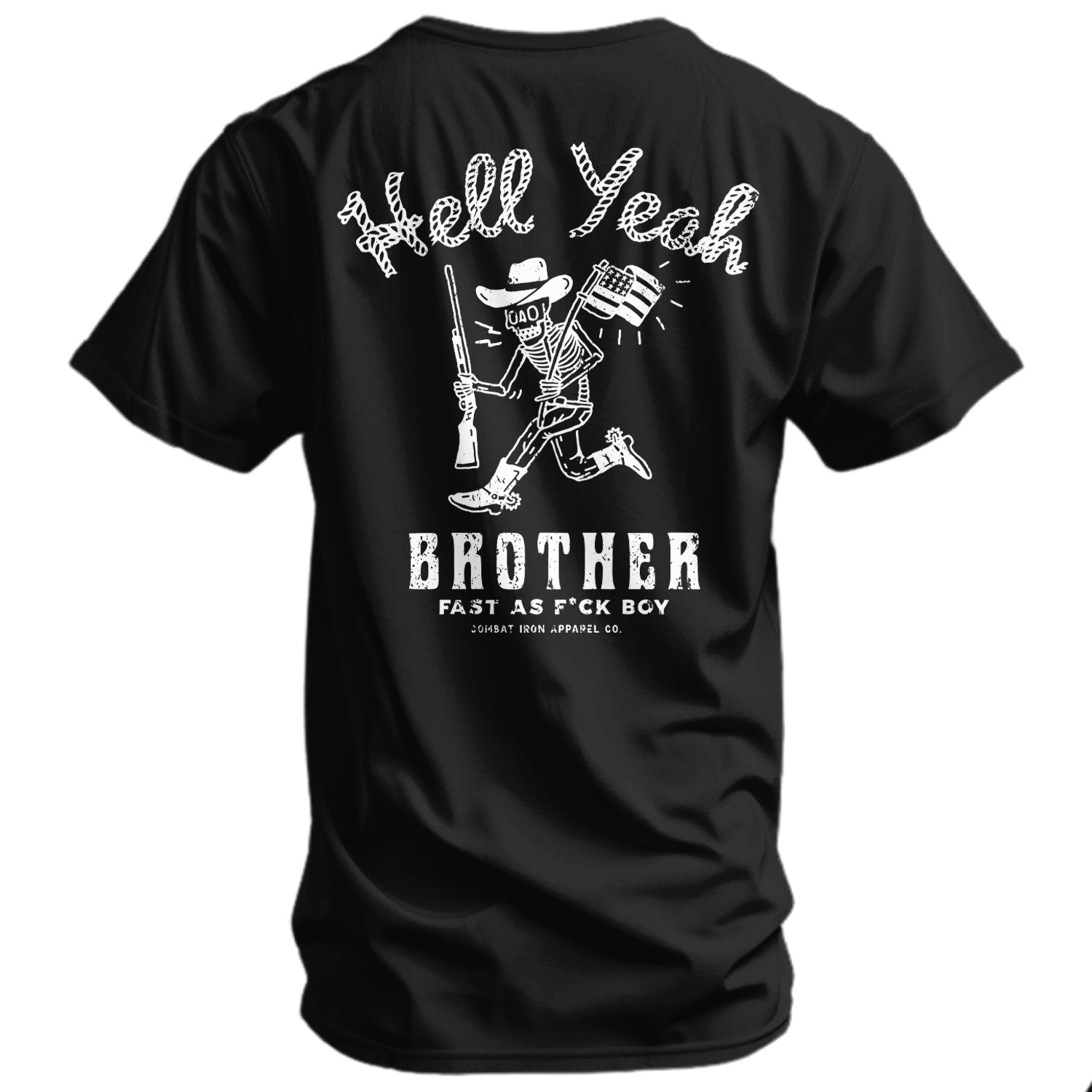 Hell Yeah Brother Cowboy Men's T-Shirt Hoodie, Sweatshirt | CoreVibeTees.com (Image 1)