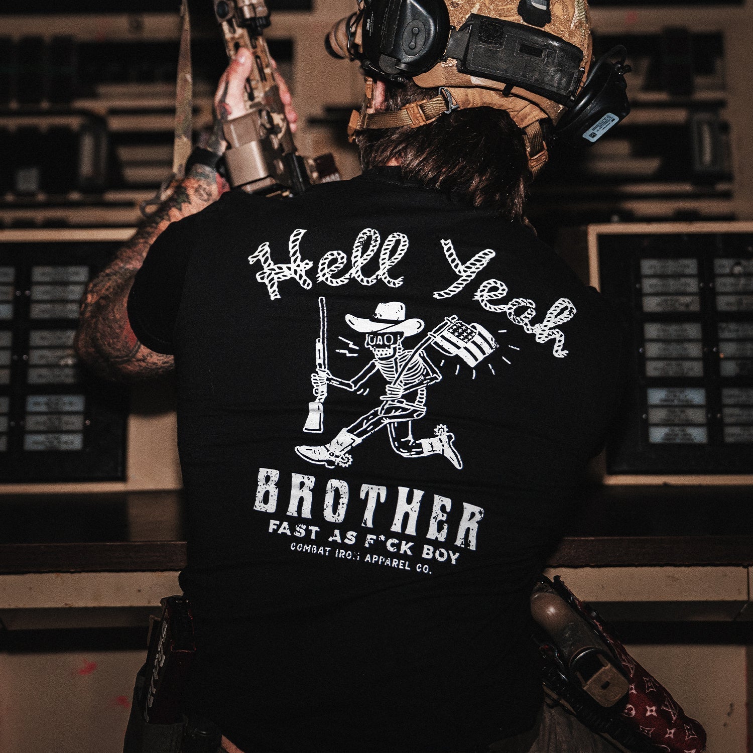 Hell Yeah Brother Cowboy Men's T-Shirt Hoodie, Sweatshirt | CoreVibeTees.com (Image 4)
