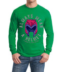 Helmet Green Full Sleeve Tee Hoodie, Sweatshirt | CoreVibeTees.com