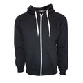 Black French Terry Zip Hoodie T-Shirts, Sweatshirt | CoreVibeTees.com (Image 1)