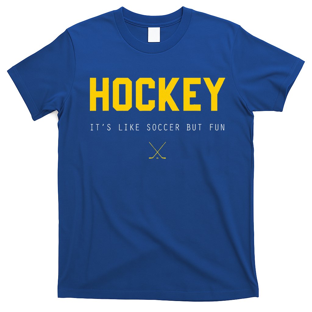 Hockey ItS Like Soccer But Fun T-Shirt Hoodie, Sweatshirt | CoreVibeTees.com
