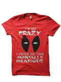 Deadpool Red Half Sleeve T-Shirt Hoodie, Sweatshirt | CoreVibeTees.com