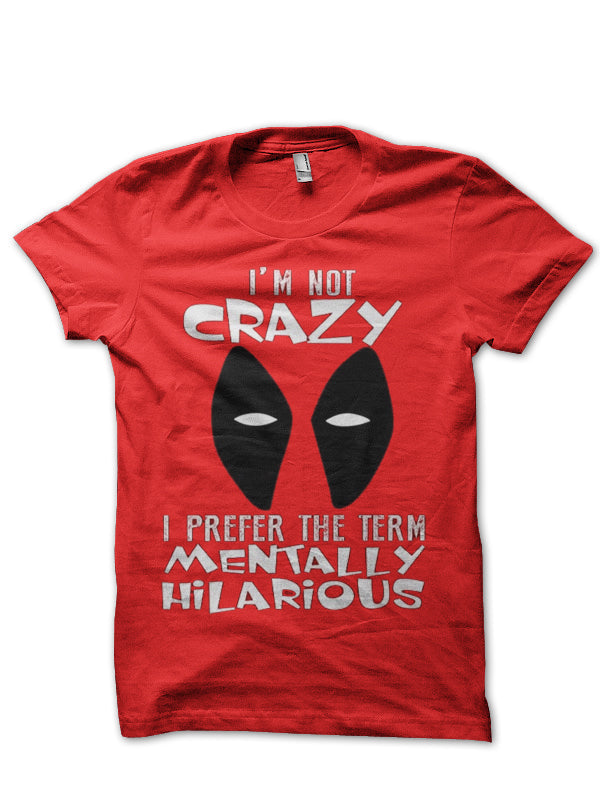 Deadpool Red Half Sleeve T-Shirt Hoodie, Sweatshirt | CoreVibeTees.com