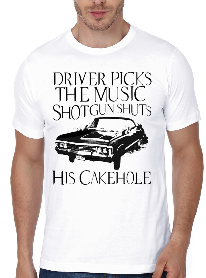 Driver Picks The Music White T-Shirt Hoodie, Sweatshirt | CoreVibeTees.com