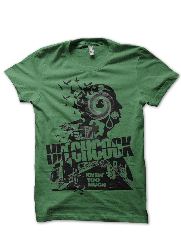 Hitchcock Green Tee (White & Grey Available) Hoodie, Sweatshirt | CoreVibeTees.com