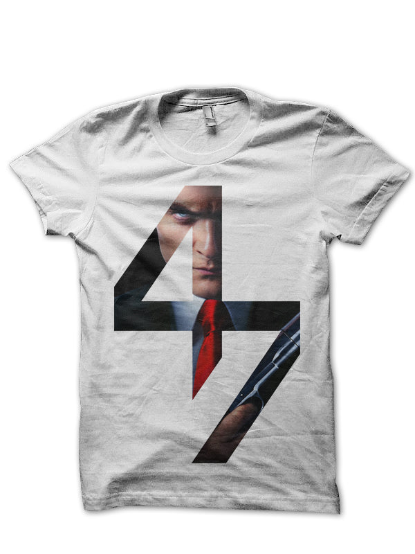 Hitman Codename 47 White T-Shirt Hoodie, Sweatshirt | CoreVibeTees.com