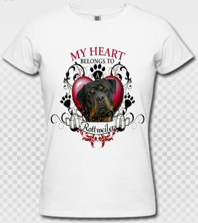 Rotweiler White Top T-Shirts, Hoodie, Sweatshirt | CoreVibeTees.com