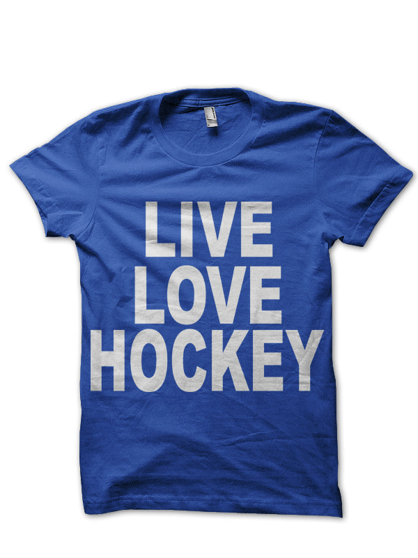 Hockey Blue T-Shirt Hoodie, Sweatshirt | CoreVibeTees.com