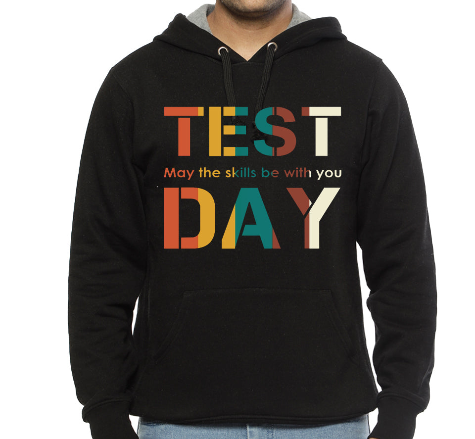 Test Day May The Skills Be With You Black Hoodie T-Shirts, Sweatshirt | CoreVibeTees.com