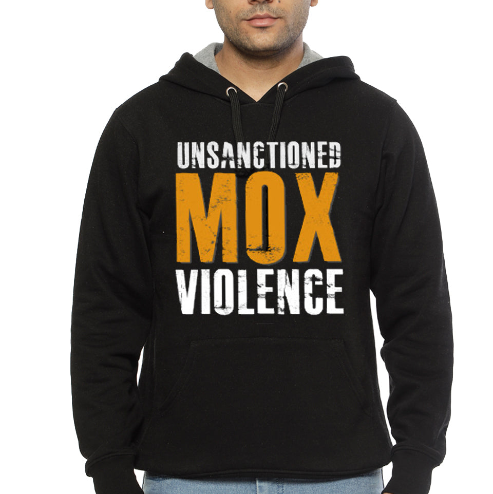 UNSANCTIONED MOX VIOLENCE Black Hoodie T-Shirts, Sweatshirt | CoreVibeTees.com