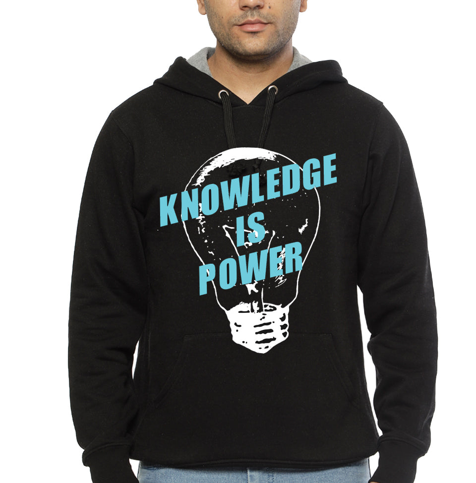 â€˜Knowledge Is Powerâ€™ Education Black Hoodie T-Shirts, Sweatshirt | CoreVibeTees.com