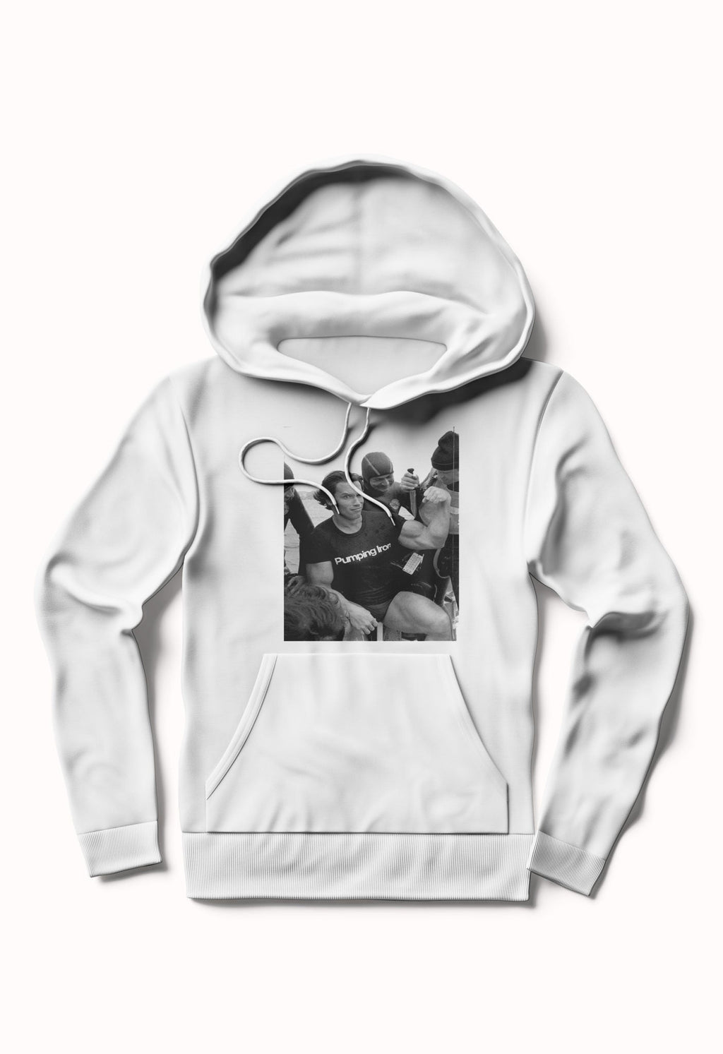 Arnold vs. Knife White Hoodie T-Shirts, Sweatshirt | CoreVibeTees.com
