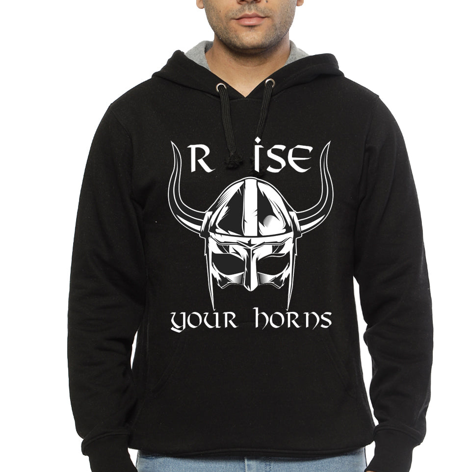 Raise Your Horns â€“ Viking Metal Hoodie T-Shirts, Sweatshirt | CoreVibeTees.com