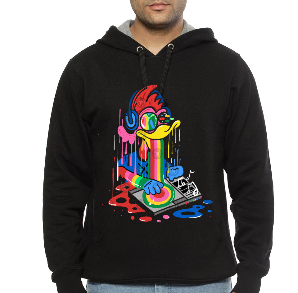 DJ Duck Black Hoodie T-Shirts, Sweatshirt | CoreVibeTees.com