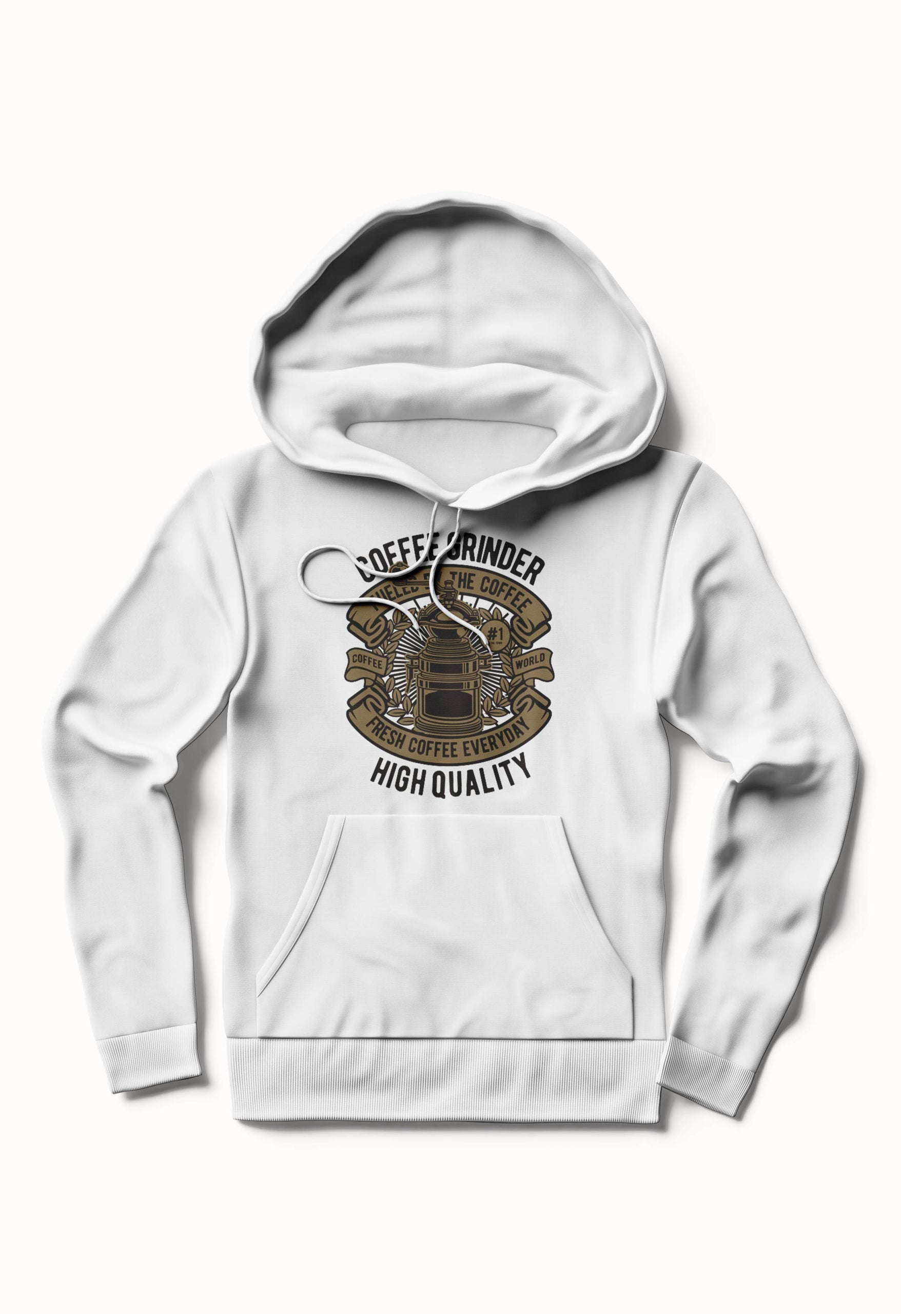Coffee Grinder Classic White Hoodie T-Shirts, Sweatshirt | CoreVibeTees.com