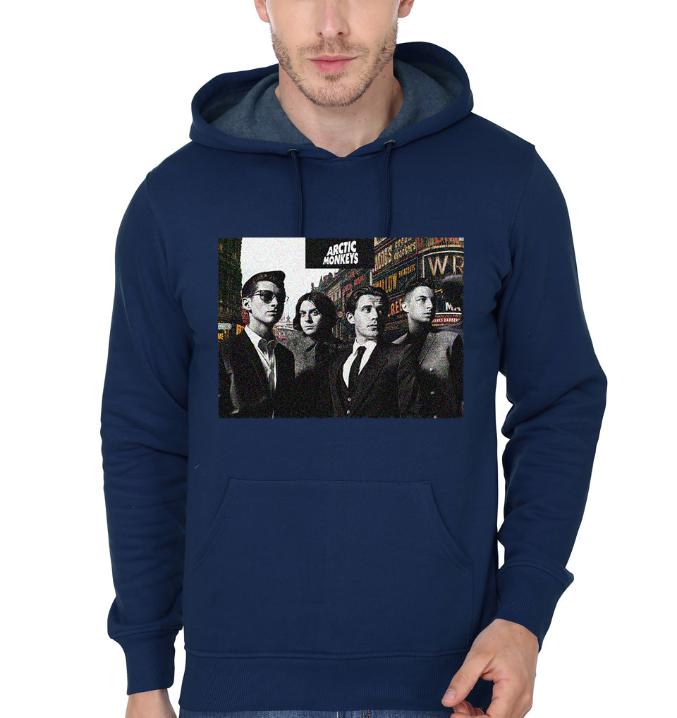 Arctic Monkey vintage Navy Blue Hoodie T-Shirts, Sweatshirt | CoreVibeTees.com