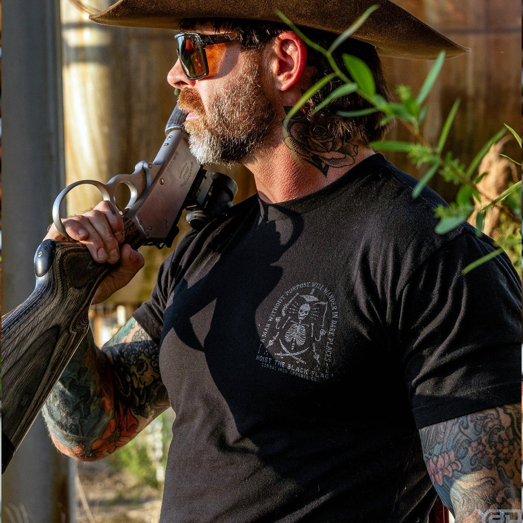 Hoist the Black Flag Skull & Bones Men's T-Shirt Hoodie, Sweatshirt | CoreVibeTees.com (Image 4)