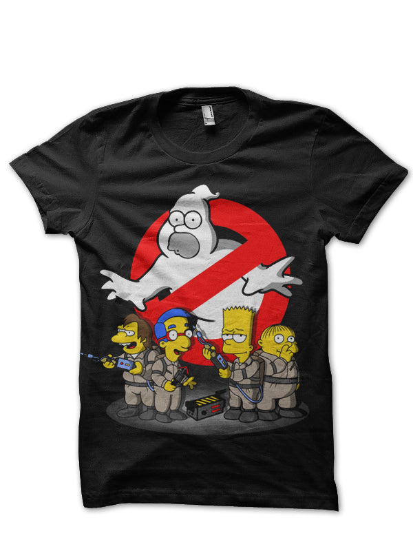 Homer Ghostbusters Black T-Shirt Hoodie, Sweatshirt | CoreVibeTees.com