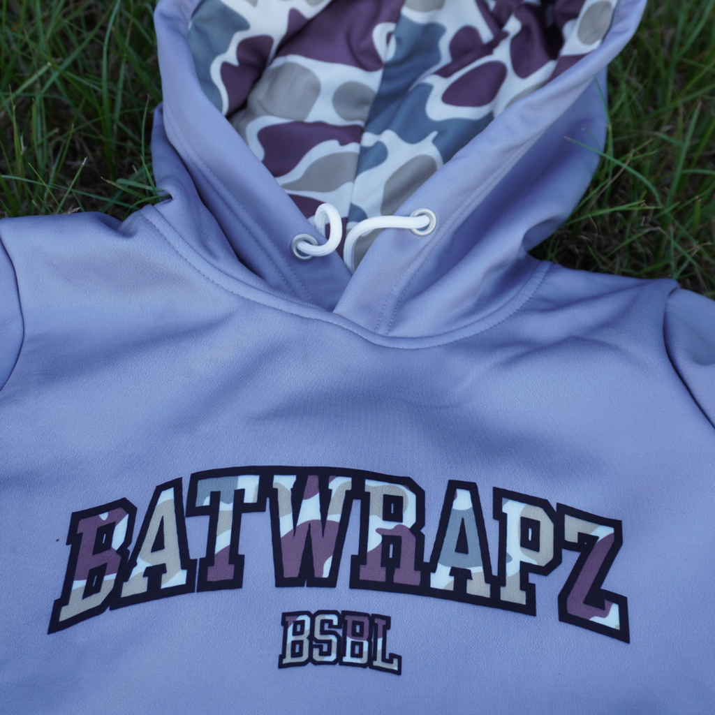 BatWrapz Duck Camo Training Hoodie Youth - Gray T-Shirts, Sweatshirt | CoreVibeTees.com (Image 2)