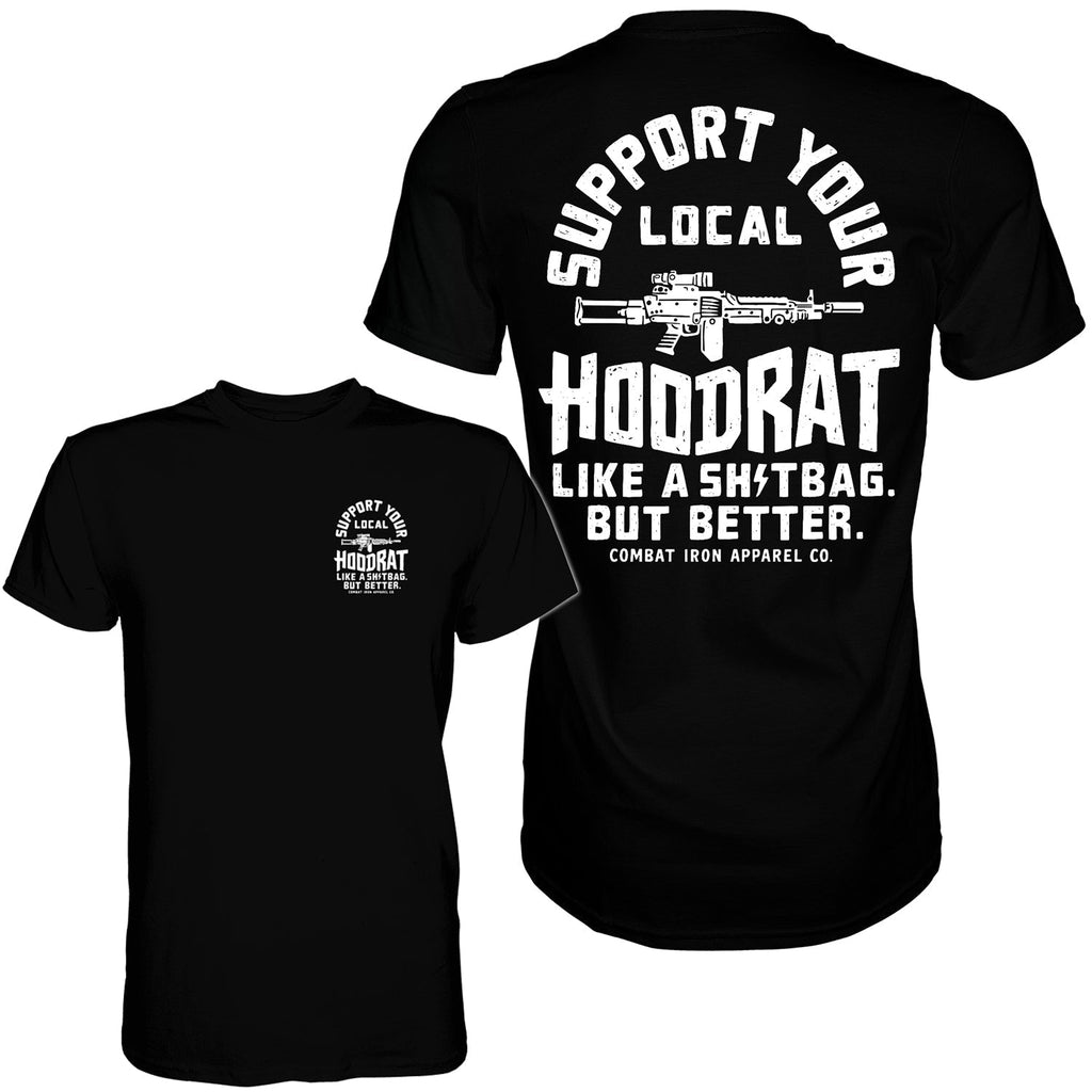 Support Your Local Hoodrat Men's T-Shirt Hoodie, Sweatshirt | CoreVibeTees.com (Image 3)