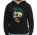 Skull Punk Style Black Hoodie T-Shirts, Sweatshirt | CoreVibeTees.com