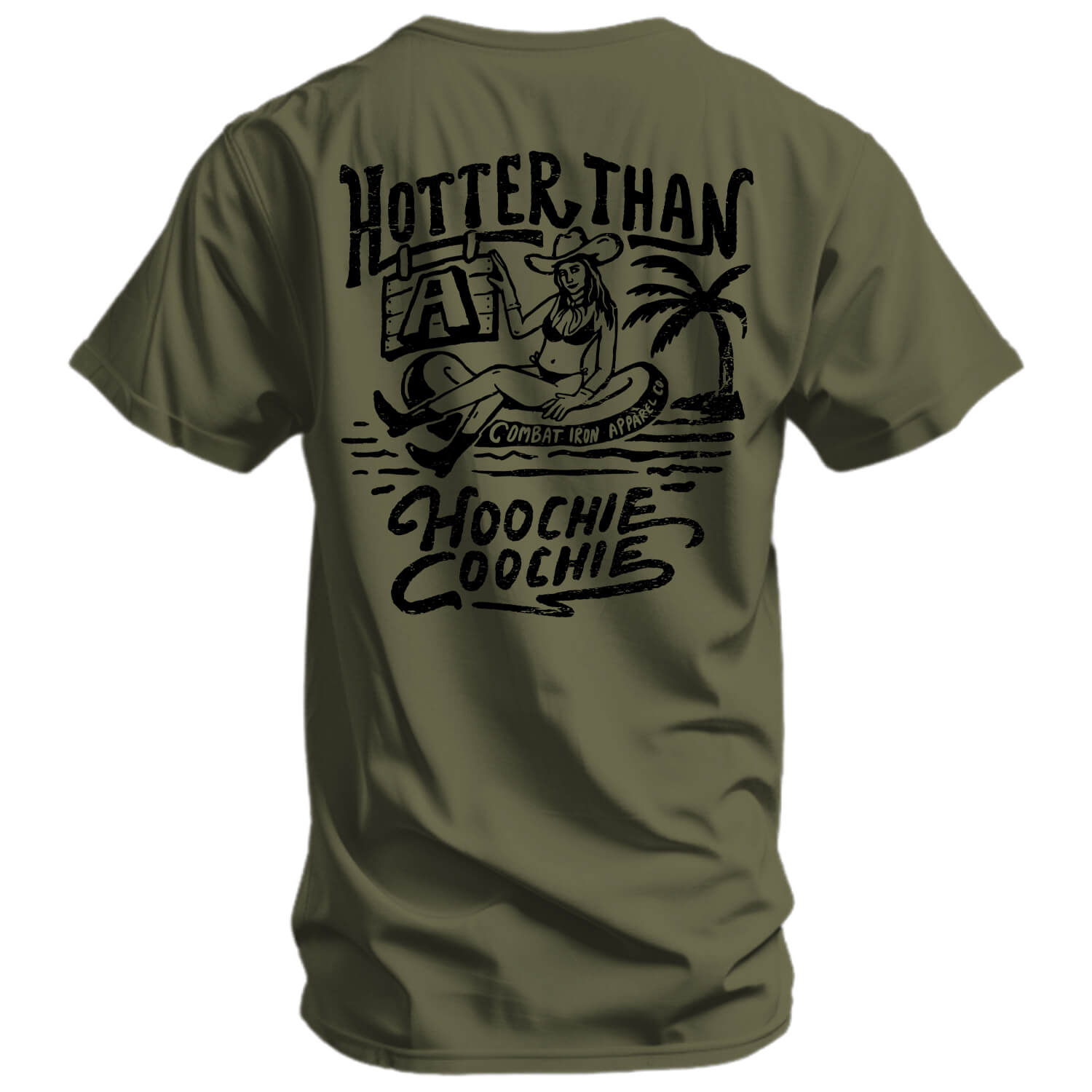 Hotter Than A Hoochie Coochie Men's T-Shirt Hoodie, Sweatshirt | CoreVibeTees.com (Image 4)