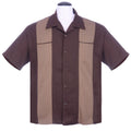 Houndstooth Panel Bowling Shirt by Steady Clothing Hoodie, Sweatshirt | CoreVibeTees.com