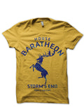 House Baratheon Yellow Tee (White Colour Available) Hoodie, Sweatshirt | CoreVibeTees.com