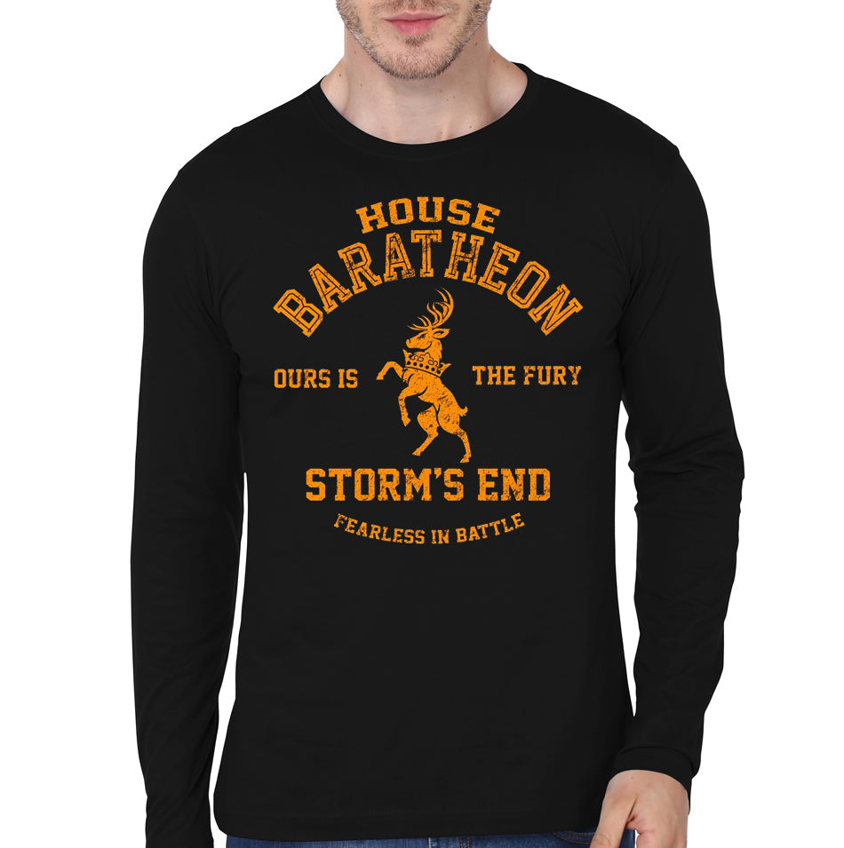 House Baratheon Black Full Sleeve Tee Hoodie, Sweatshirt | CoreVibeTees.com