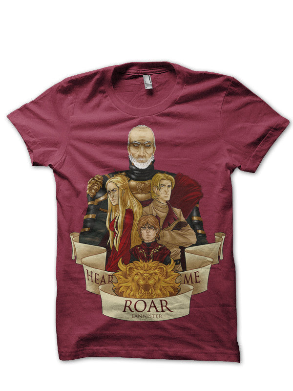 House Lannister Maroon T-Shirt Hoodie, Sweatshirt | CoreVibeTees.com
