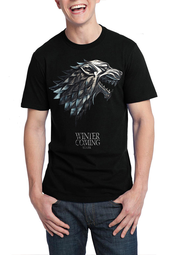 House Stark Metal Sigil Black T-Shirt Hoodie, Sweatshirt | CoreVibeTees.com