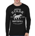 House Stark Black Full Sleeve Tee Hoodie, Sweatshirt | CoreVibeTees.com