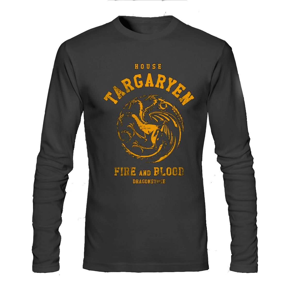 House Targaryen Black Full Sleeve Tee Hoodie, Sweatshirt | CoreVibeTees.com