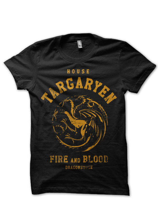 House Targaryen Black Tee Hoodie, Sweatshirt | CoreVibeTees.com