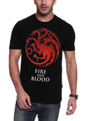 House Targaryen Fire And Blood Black T-Shirt Hoodie, Sweatshirt | CoreVibeTees.com
