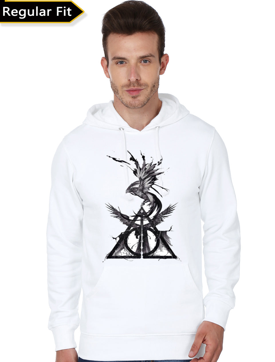 Deathly Hallows White Hoodie T-Shirts, Sweatshirt | CoreVibeTees.com