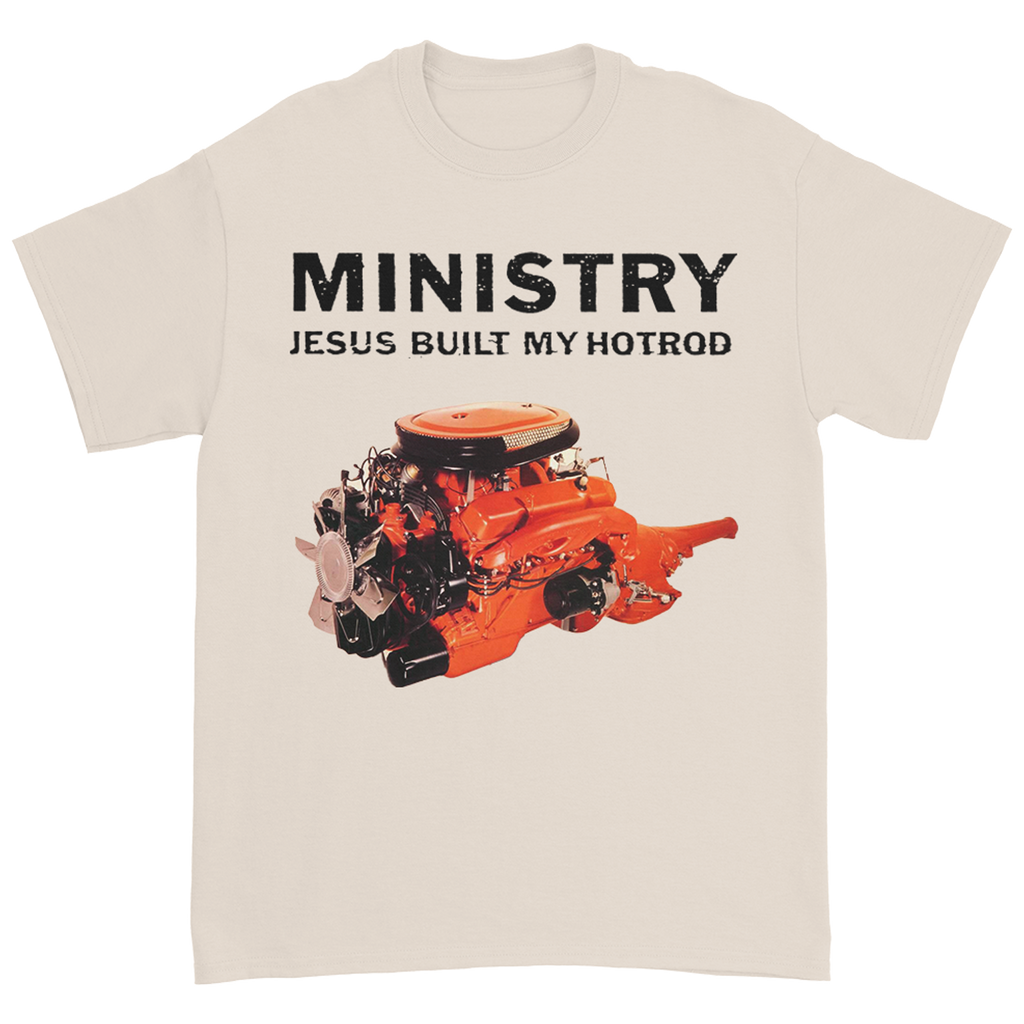 Jesus Built My Hotrod T-Shirt (Natural) Hoodie, Sweatshirt | CoreVibeTees.com (Image 1)