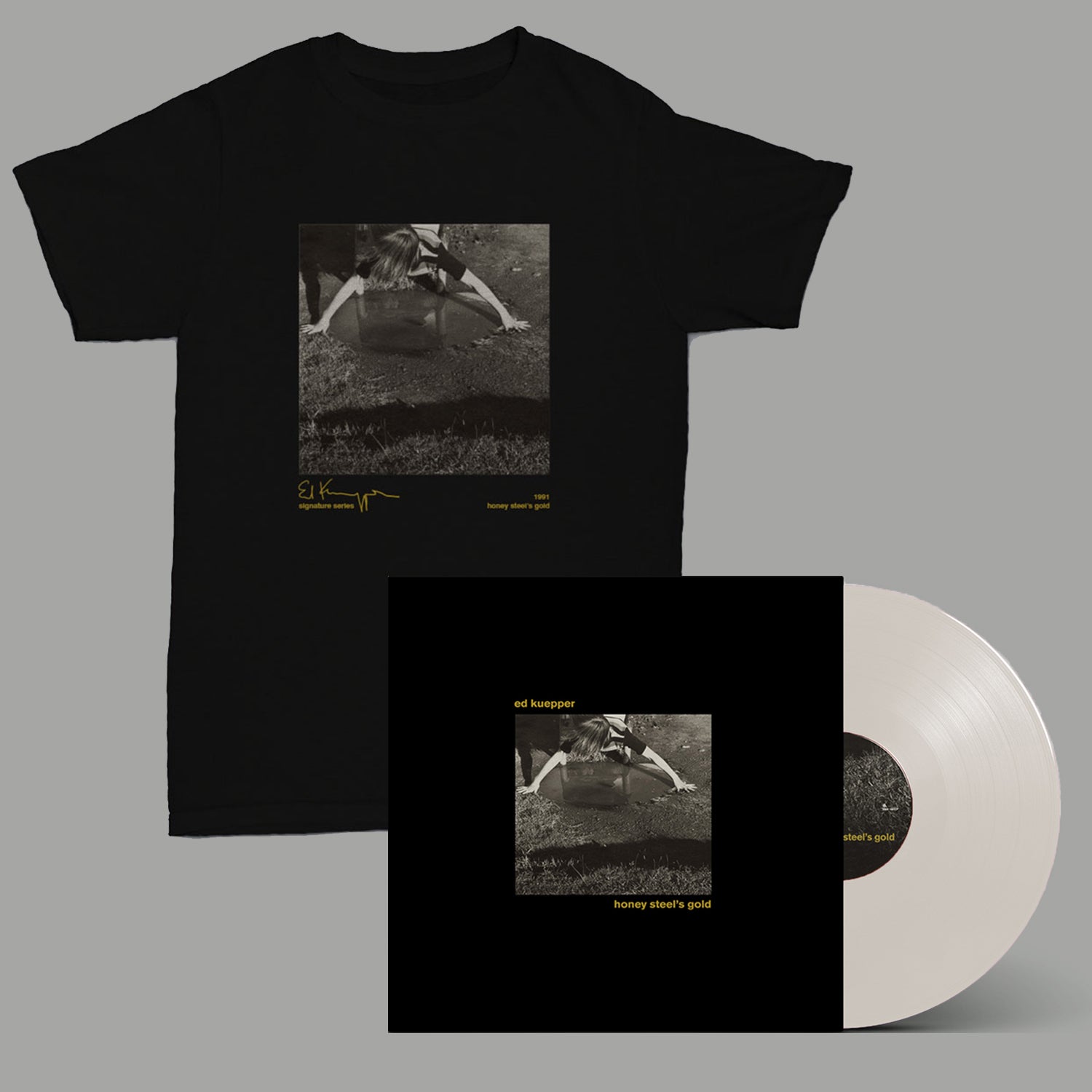 Honey Steelâ€™s Gold LP (White Vinyl) + Honey Steel's Gold T-shirt (Signature Series) Hoodie, Sweatshirt | CoreVibeTees.com