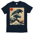 Hokusai The Great Kaiju Off Kanagawa Vintage Japanese Art T-Shirt Hoodie, Sweatshirt | CoreVibeTees.com