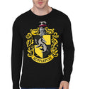 Hufflepuff Black Full Sleeve T-Shirt Hoodie, Sweatshirt | CoreVibeTees.com