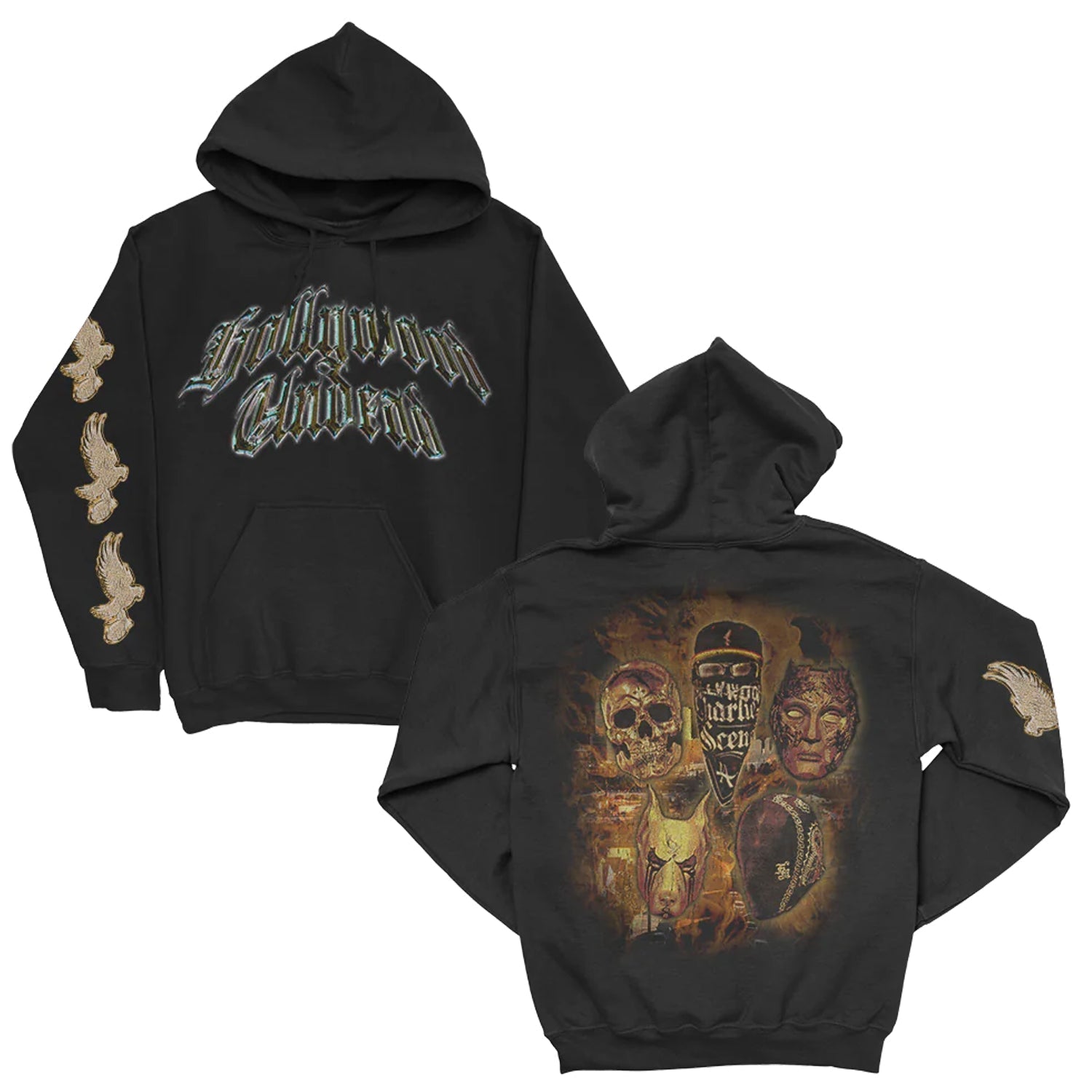 Bling Pullover Hoodie (Black) T-Shirts, Sweatshirt | CoreVibeTees.com (Image 1)