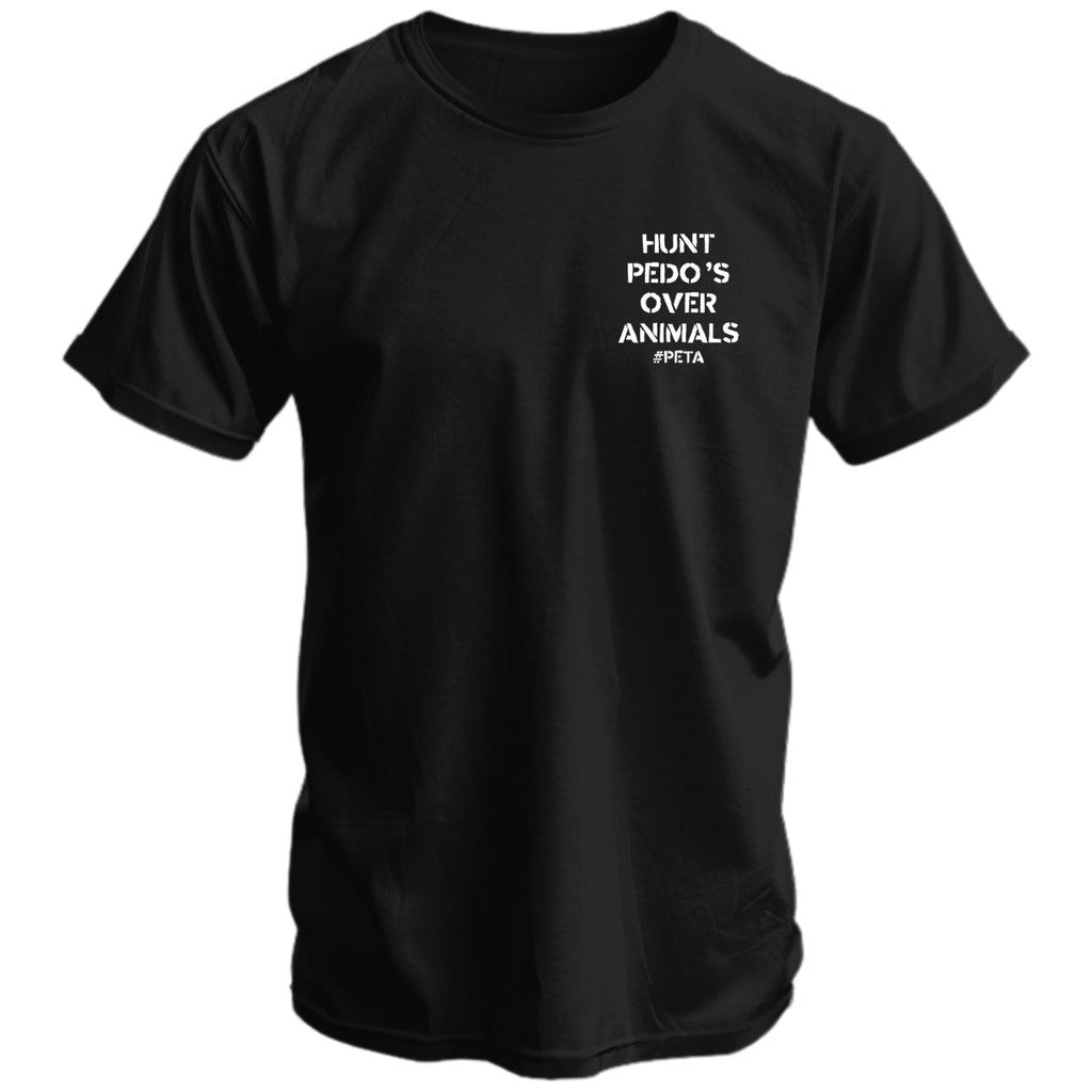 Hunt Pedos Over Animals Men's T-Shirt Hoodie, Sweatshirt | CoreVibeTees.com (Image 2)