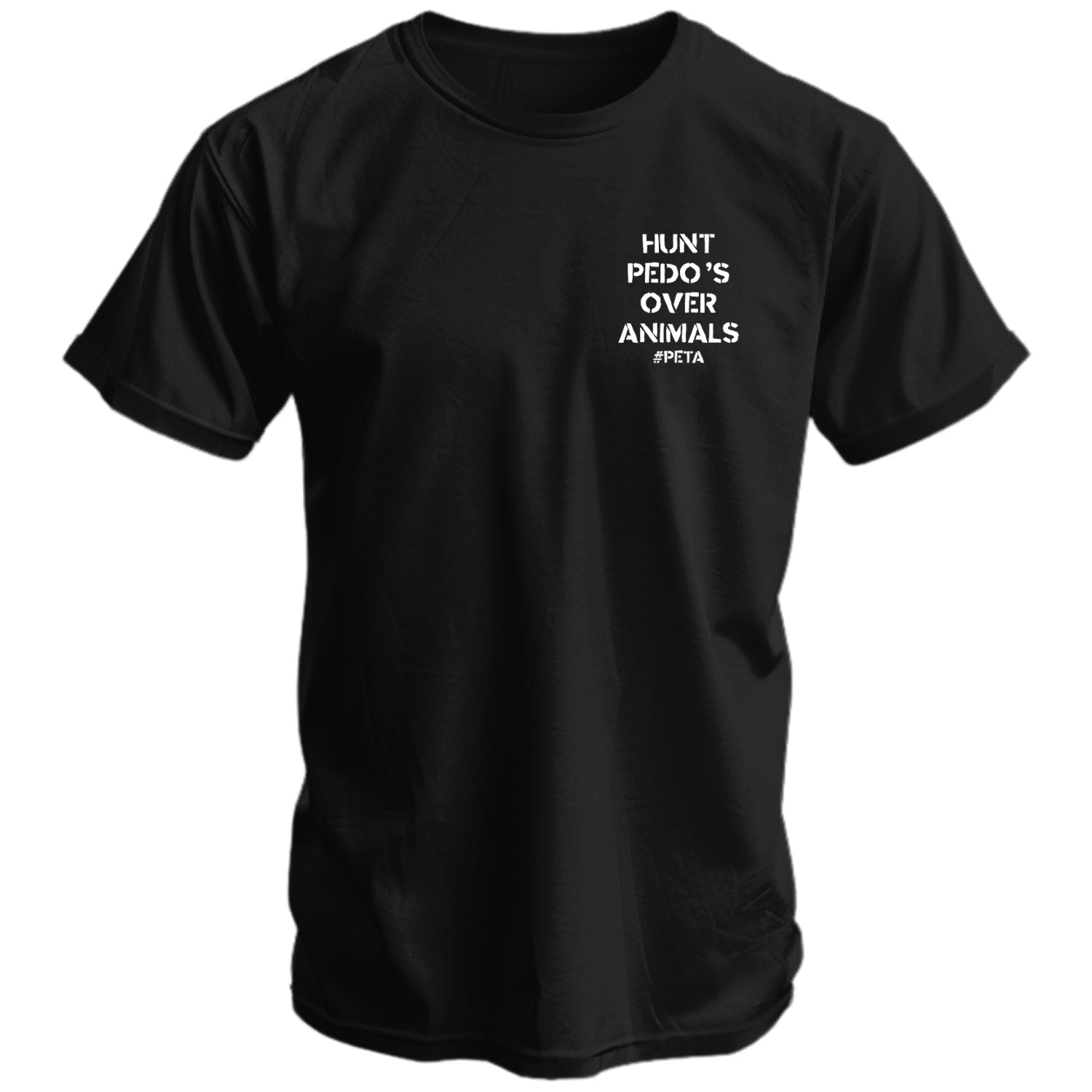 Hunt Pedos Over Animals Men's T-Shirt Hoodie, Sweatshirt | CoreVibeTees.com (Image 2)