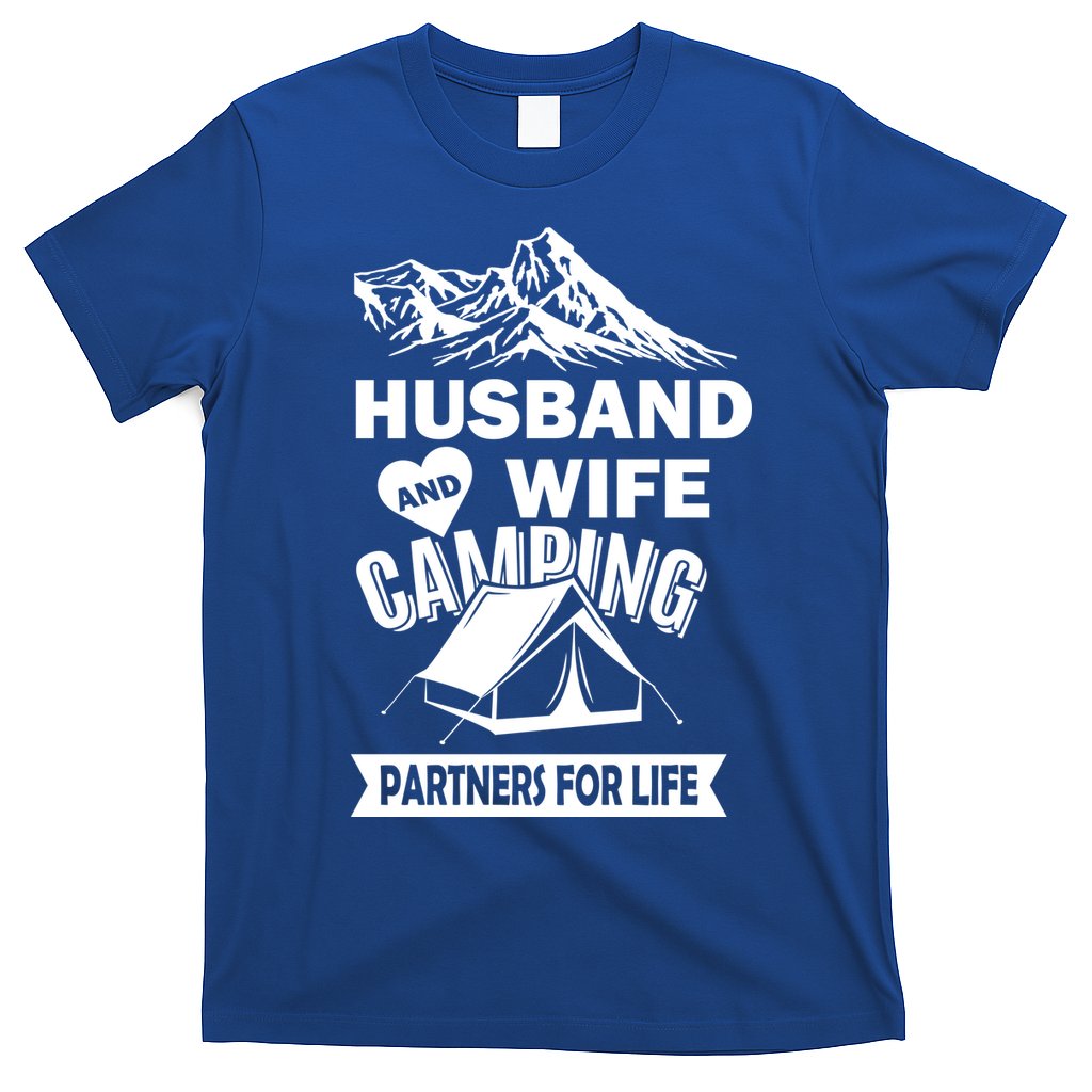 Husband And Wife Camping Partners For life T-Shirt Hoodie, Sweatshirt | CoreVibeTees.com
