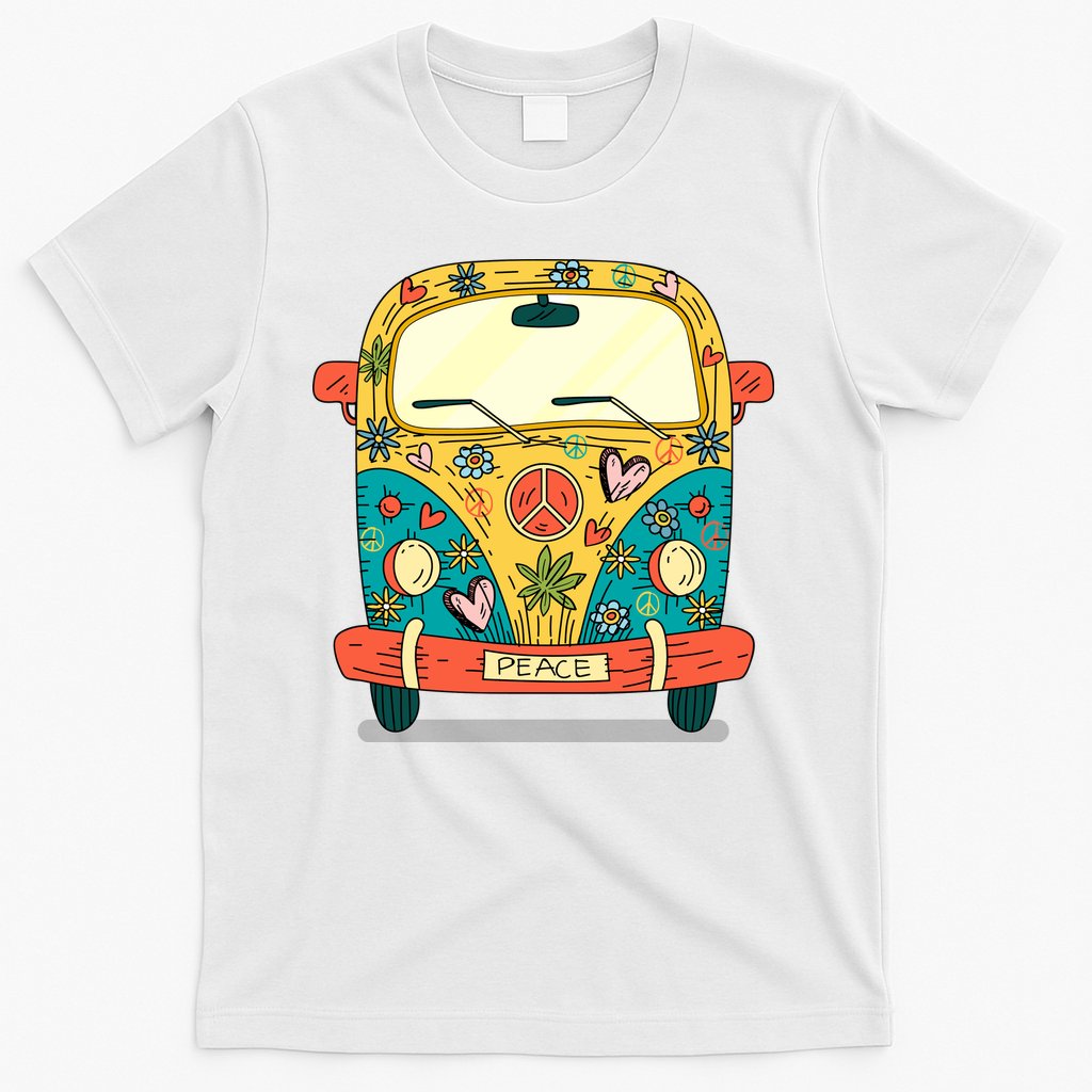 Hippie Van T-Shirt Hoodie, Sweatshirt | CoreVibeTees.com