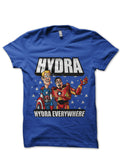 Hydra Everywhere Blue Tee Hoodie, Sweatshirt | CoreVibeTees.com