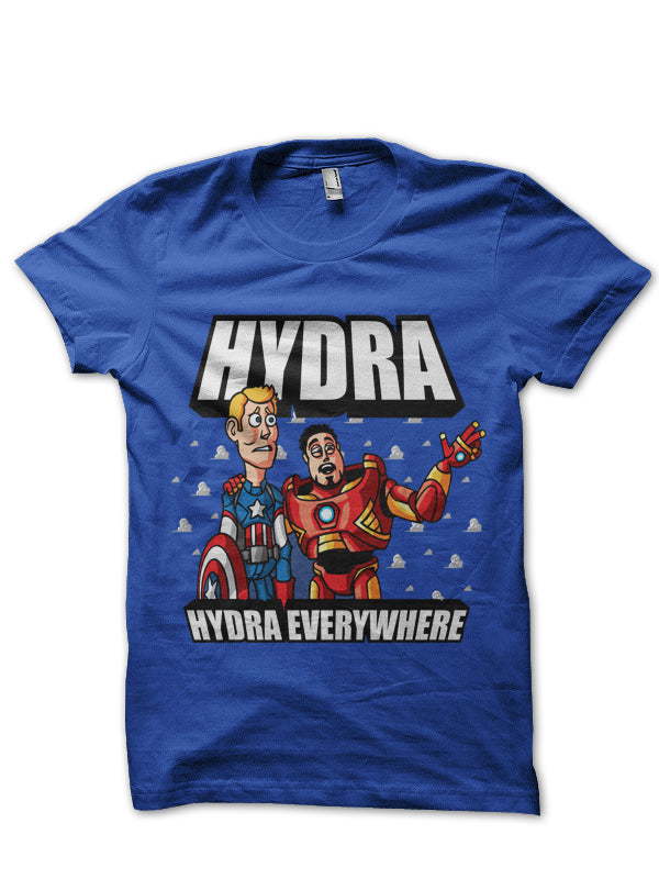 Hydra Everywhere Blue Tee Hoodie, Sweatshirt | CoreVibeTees.com