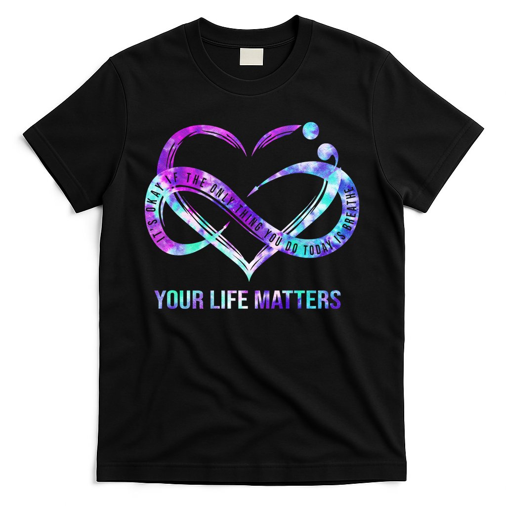 Heart Your Life Matters Suicide Prevention Awareness T-Shirt Hoodie, Sweatshirt | CoreVibeTees.com