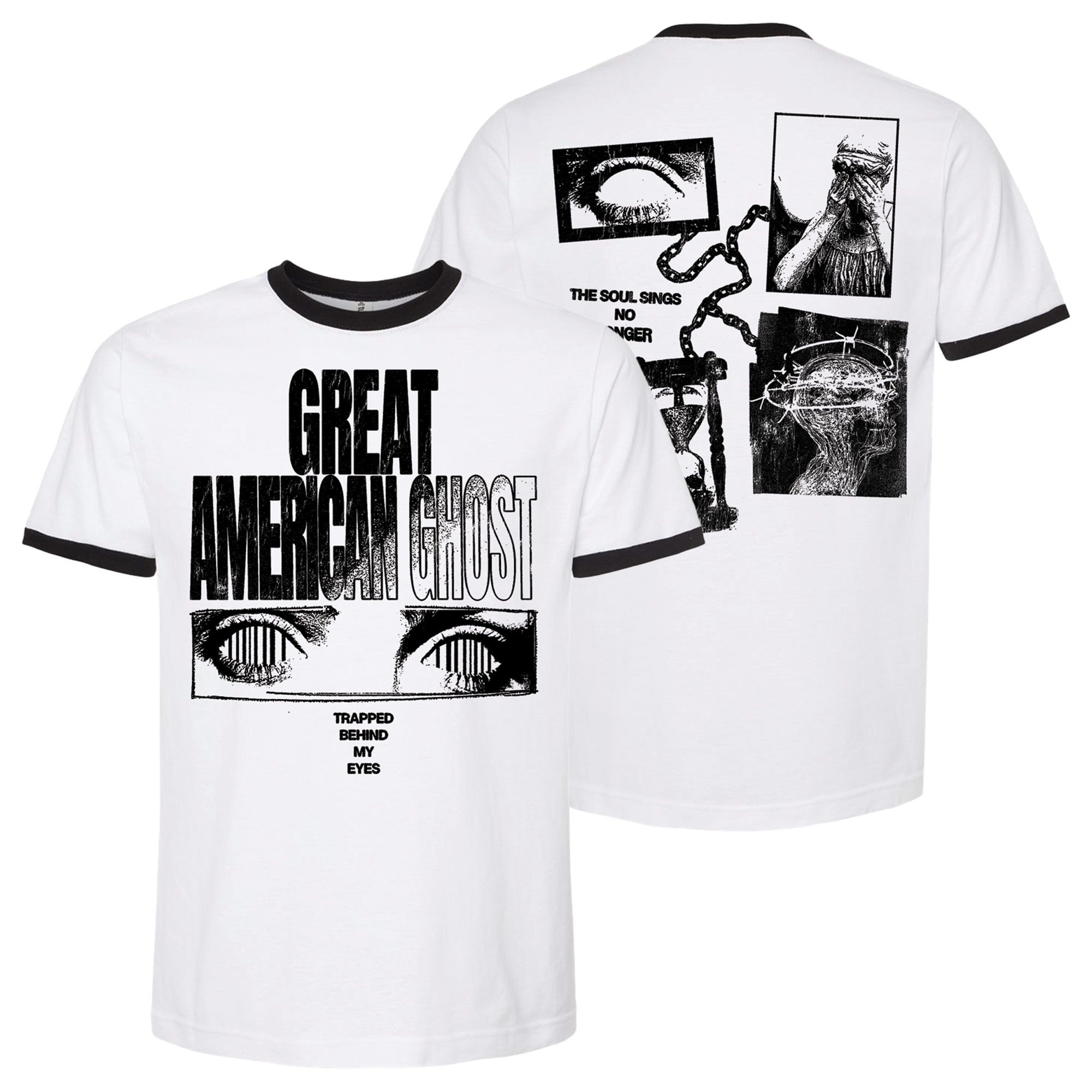Great American Ghost - Hymn Ringer Tee Hoodie, Sweatshirt | CoreVibeTees.com (Image 1)